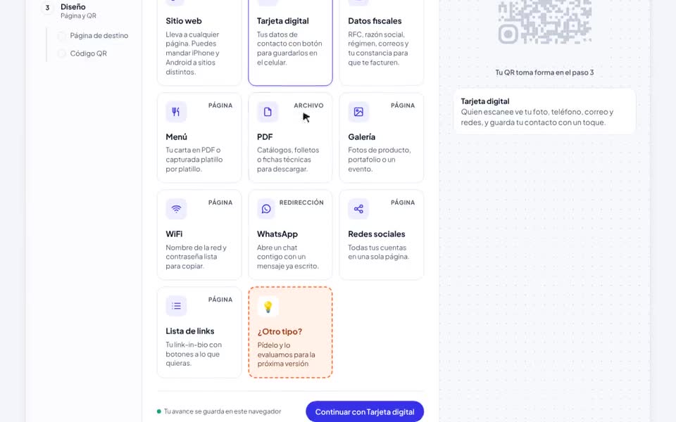 El estudio con los tipos de QR para elegir