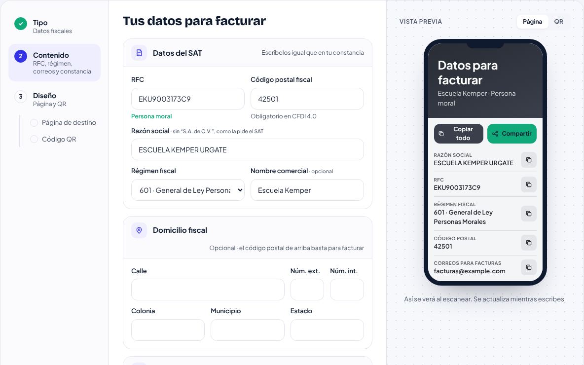 Paso 2: Sube tu constancia